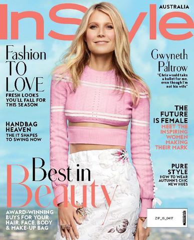 InStyle Australia April 1st, 2017 Digital Back Issue Cover
