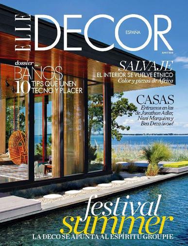 Elle Decoration Espana May 20th, 2016 Digital Back Issue Cover