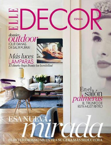Elle Decoration Espana April 21st, 2016 Digital Back Issue Cover