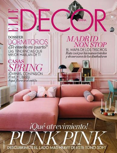 Elle Decoration Espana February 19th, 2016 Digital Back Issue Cover
