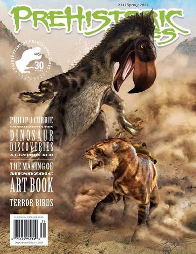 Prehistoric Times March 1st, 2023 Digital Back Issue Cover