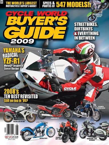 Cycle World Buyer's Guide March 4th, 2009 Digital Back Issue Cover