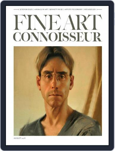 Fine Art Connoisseur August 1st, 2018 Digital Back Issue Cover