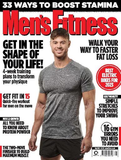 Men's Fitness UK April 21st, 2023 Digital Back Issue Cover