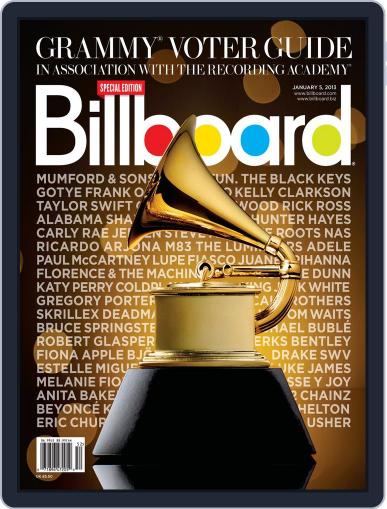 Billboard January 4th, 2013 Digital Back Issue Cover