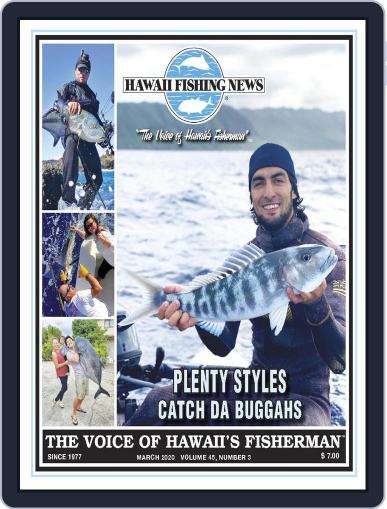 Hawaii Fishing News March 1st, 2020 Digital Back Issue Cover