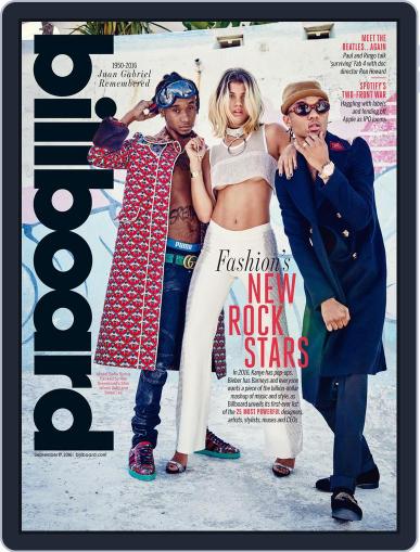 Billboard September 17th, 2016 Digital Back Issue Cover