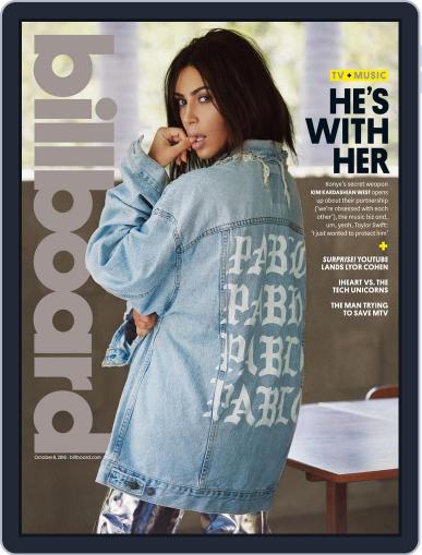 Billboard October 8th, 2016 Digital Back Issue Cover