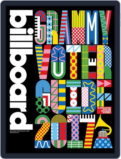 Billboard December 31st, 2016 Digital Back Issue Cover