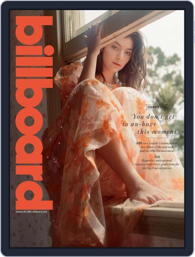Billboard January 20th, 2018 Digital Back Issue Cover