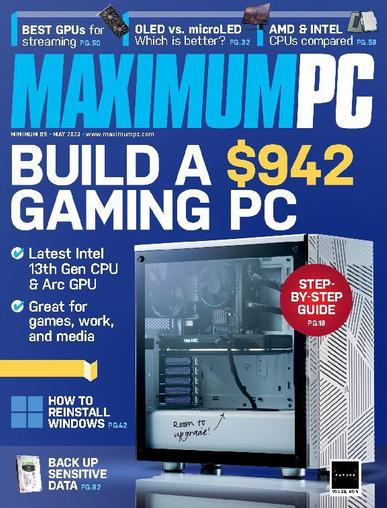 Maximum PC May 1st, 2023 Digital Back Issue Cover