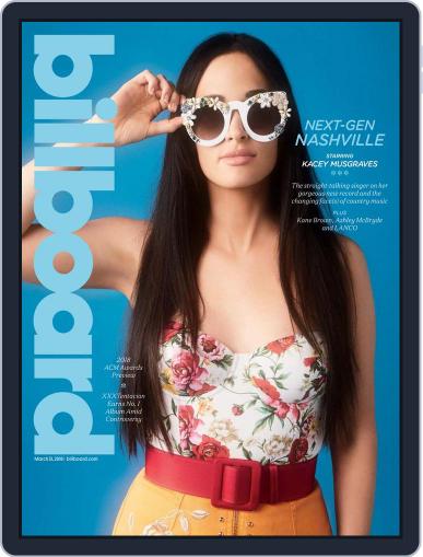 Billboard March 31st, 2018 Digital Back Issue Cover