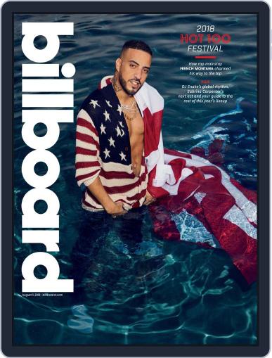 Billboard August 11th, 2018 Digital Back Issue Cover
