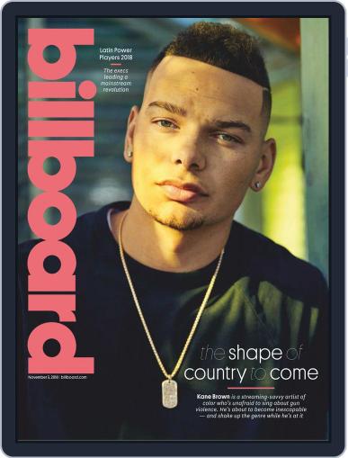 Billboard November 3rd, 2018 Digital Back Issue Cover