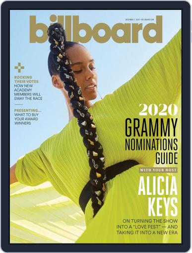 Billboard December 7th, 2019 Digital Back Issue Cover