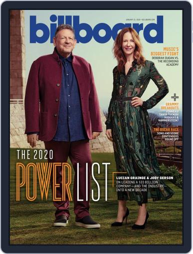 Billboard January 25th, 2020 Digital Back Issue Cover