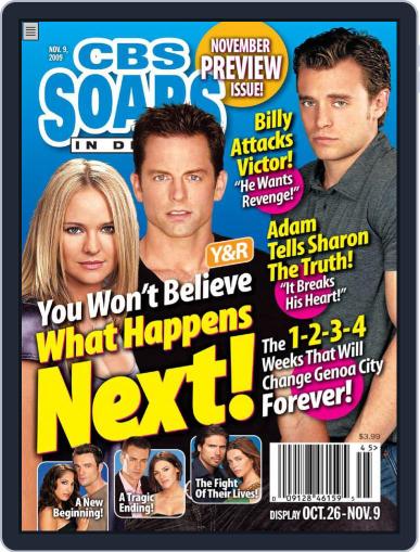 CBS Soaps In Depth October 23rd, 2009 Digital Back Issue Cover