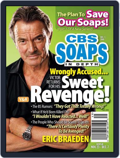 CBS Soaps In Depth November 19th, 2009 Digital Back Issue Cover