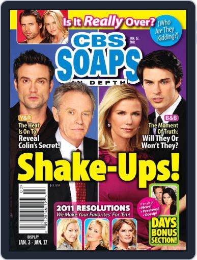 CBS Soaps In Depth December 30th, 2010 Digital Back Issue Cover