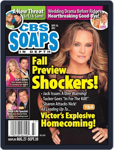 CBS Soaps In Depth August 23rd, 2012 Digital Back Issue Cover