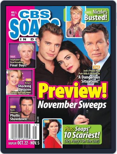 CBS Soaps In Depth October 19th, 2012 Digital Back Issue Cover