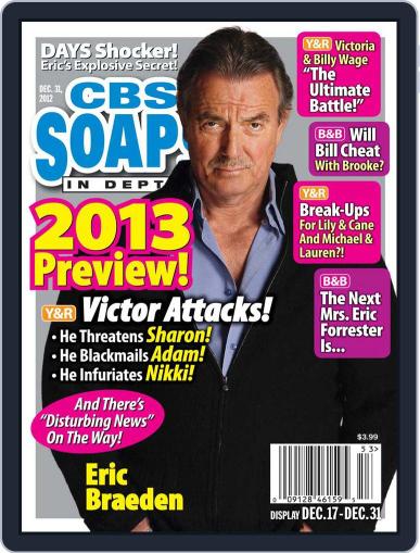 CBS Soaps In Depth December 13th, 2012 Digital Back Issue Cover