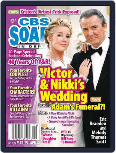 CBS Soaps In Depth March 22nd, 2013 Digital Back Issue Cover
