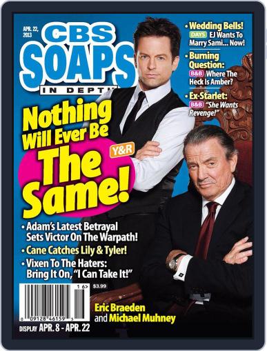CBS Soaps In Depth April 4th, 2013 Digital Back Issue Cover