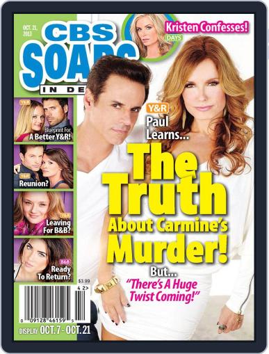 CBS Soaps In Depth October 3rd, 2013 Digital Back Issue Cover