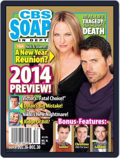 CBS Soaps In Depth December 13th, 2013 Digital Back Issue Cover