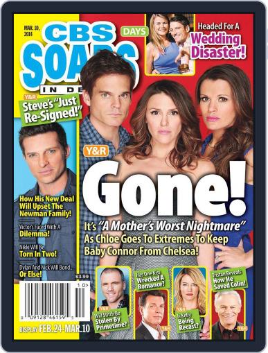 CBS Soaps In Depth February 21st, 2014 Digital Back Issue Cover