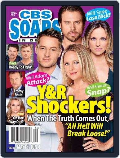 CBS Soaps In Depth May 14th, 2015 Digital Back Issue Cover