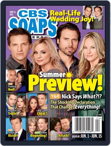 CBS Soaps In Depth May 28th, 2015 Digital Back Issue Cover