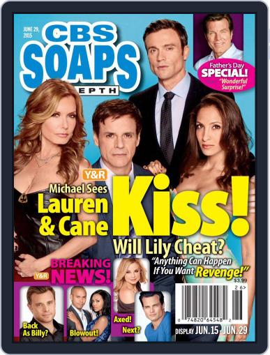 CBS Soaps In Depth June 11th, 2015 Digital Back Issue Cover