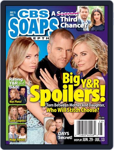 CBS Soaps In Depth June 25th, 2015 Digital Back Issue Cover