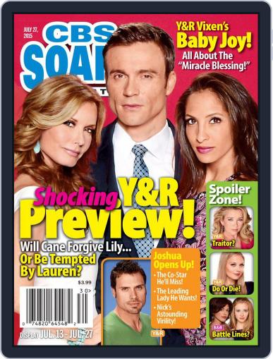 CBS Soaps In Depth July 10th, 2015 Digital Back Issue Cover
