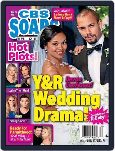 CBS Soaps In Depth August 24th, 2015 Digital Back Issue Cover