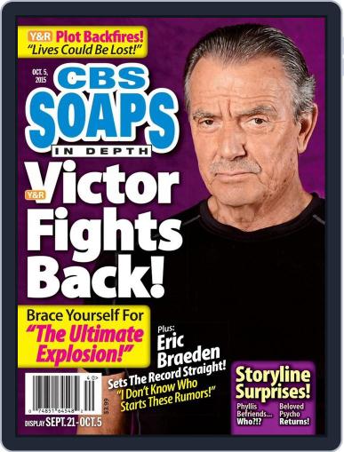 CBS Soaps In Depth October 5th, 2015 Digital Back Issue Cover