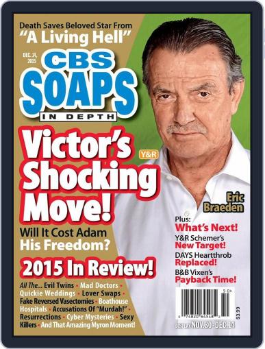 CBS Soaps In Depth November 26th, 2015 Digital Back Issue Cover
