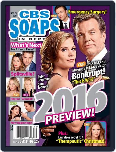 CBS Soaps In Depth December 10th, 2015 Digital Back Issue Cover