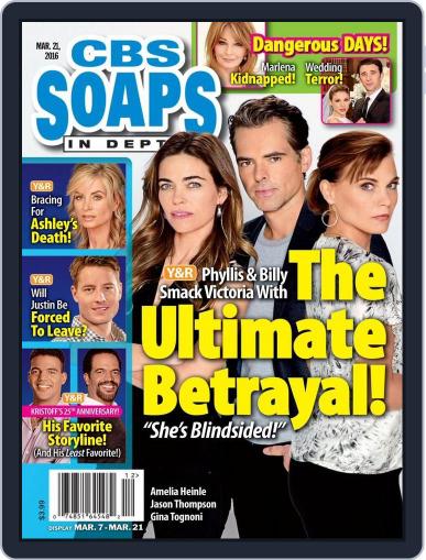 CBS Soaps In Depth March 3rd, 2016 Digital Back Issue Cover