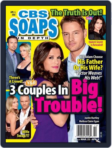 CBS Soaps In Depth March 17th, 2016 Digital Back Issue Cover