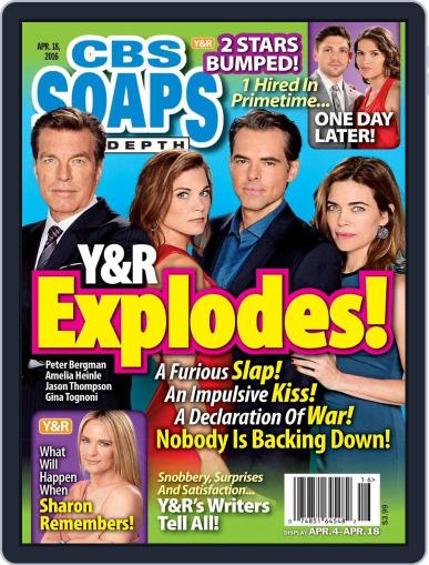CBS Soaps In Depth March 31st, 2016 Digital Back Issue Cover