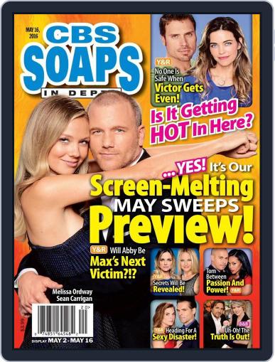 CBS Soaps In Depth April 28th, 2016 Digital Back Issue Cover