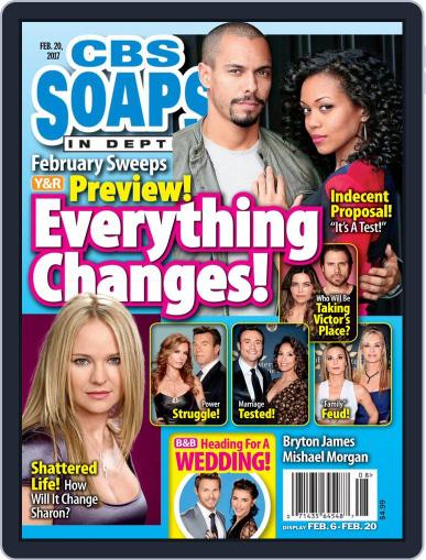 CBS Soaps In Depth February 20th, 2017 Digital Back Issue Cover