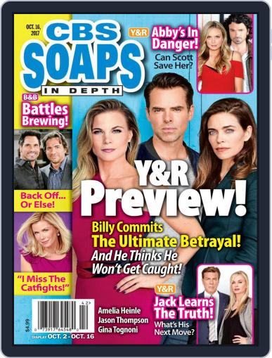 CBS Soaps In Depth October 16th, 2017 Digital Back Issue Cover
