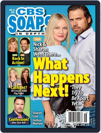 CBS Soaps In Depth April 16th, 2018 Digital Back Issue Cover