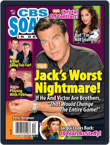 CBS Soaps In Depth October 1st, 2018 Digital Back Issue Cover