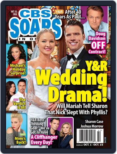 CBS Soaps In Depth October 15th, 2018 Digital Back Issue Cover