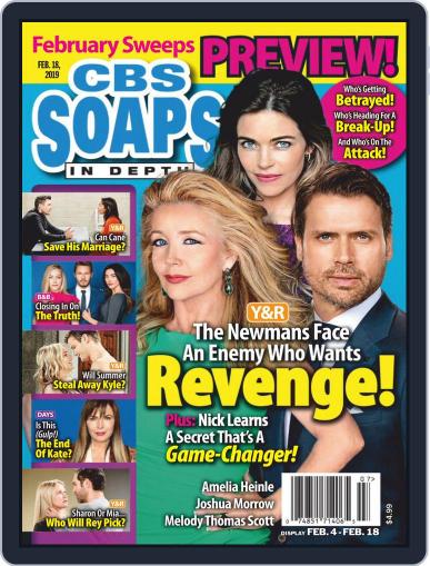 CBS Soaps In Depth February 18th, 2019 Digital Back Issue Cover